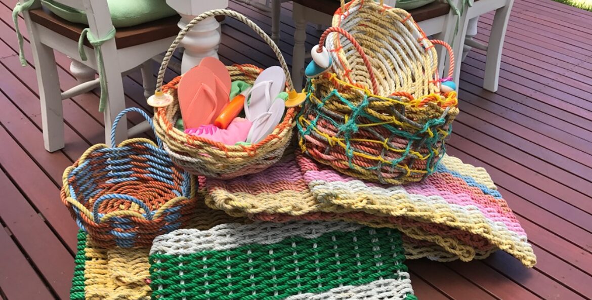 Recycled “Onshore” Mats and Baskets